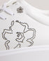 <P>Perforated Magnolia Platform Sneaker</P>